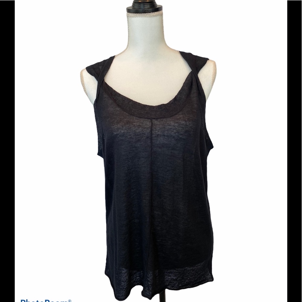 Inhabit Linen Slub Knit tank tunic NWT Twist strap